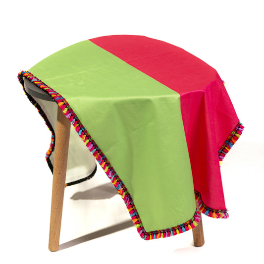 Table Cloth Handmade Cover | Pink * Green