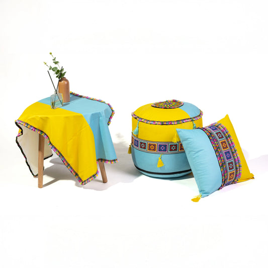 3 Pieces Set | turquoise * Yellow
